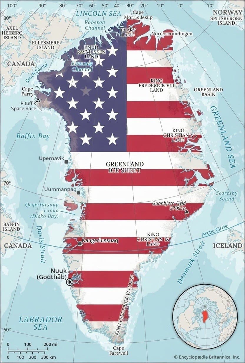 Katie Miller posts U.S. flag image of Greenland, captioned 'Soon'