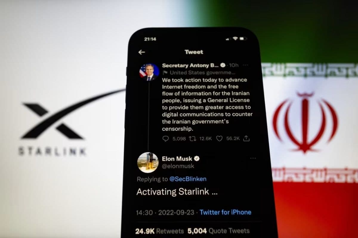 Iran Deploys Military Jammers to Disrupt Starlink Access During Internet Blackout