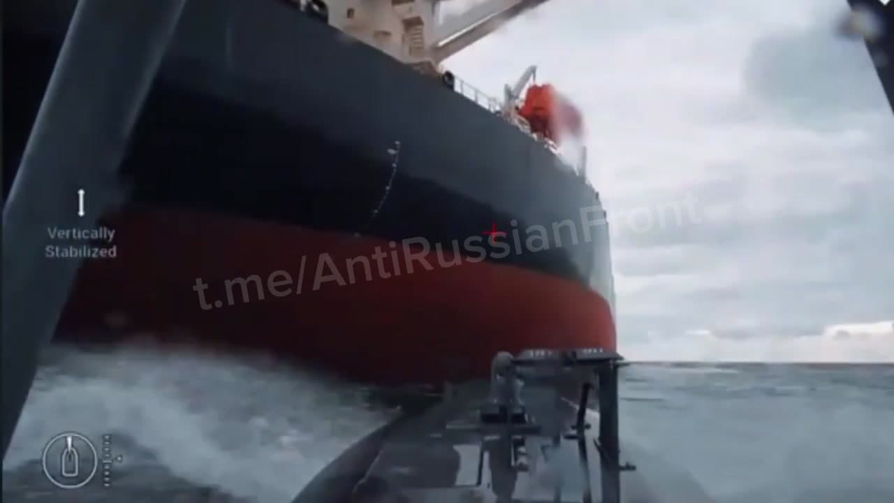 [Video] Ukrainian SBU strikes Russian oil tanker Dashan in Black Sea
