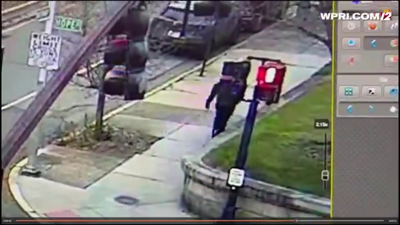 [Video] Security footage of suspected shooter at Brown University released