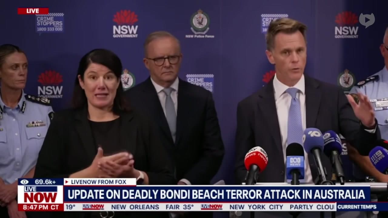 [Video] New South Wales Premier Chris Minns calls for gun control and fight against antisemitism