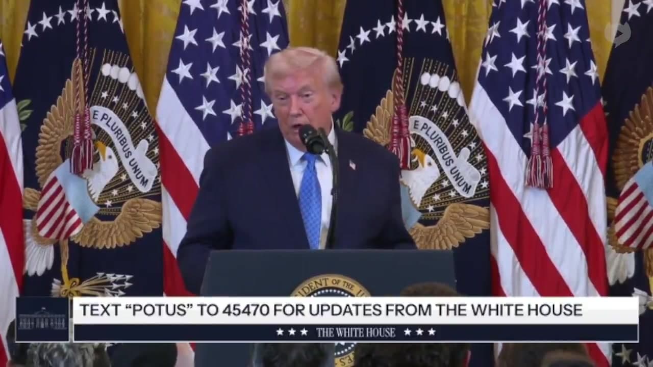 [Video] Trump says he brought notes for speech due to his support for Israel