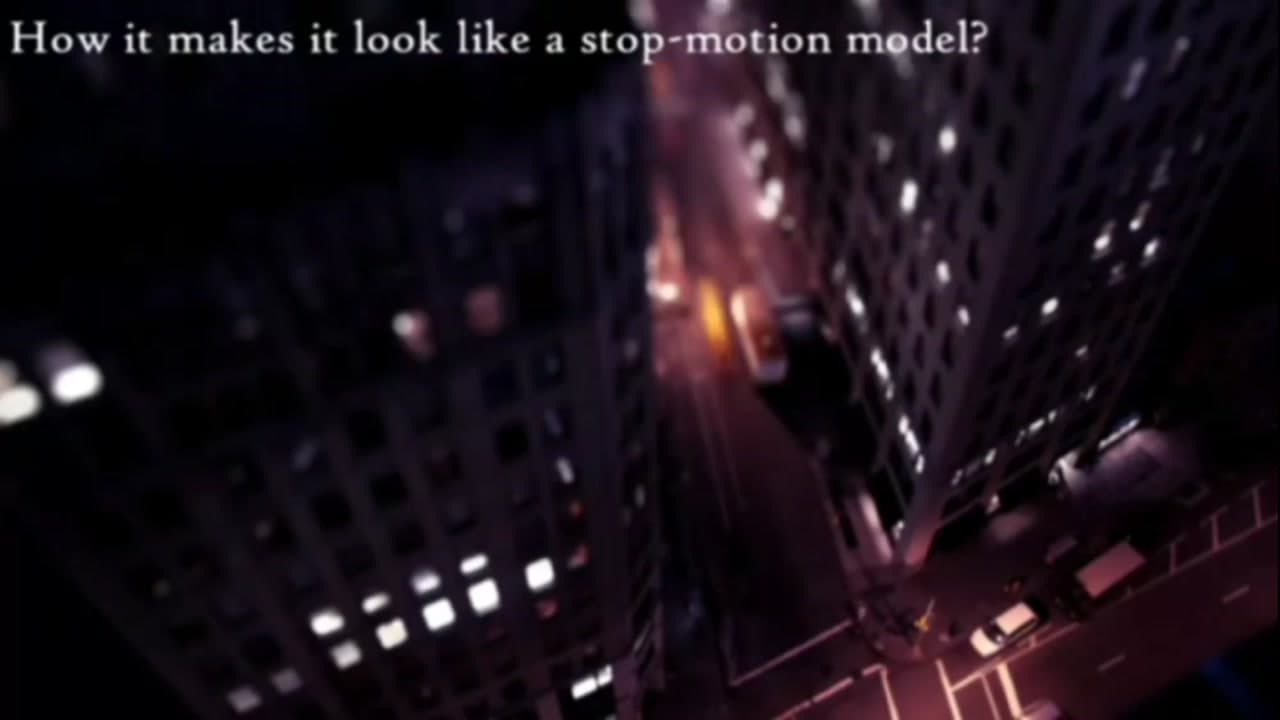 [Video] Tilt Shift effect creates 'toy-town' miniature look