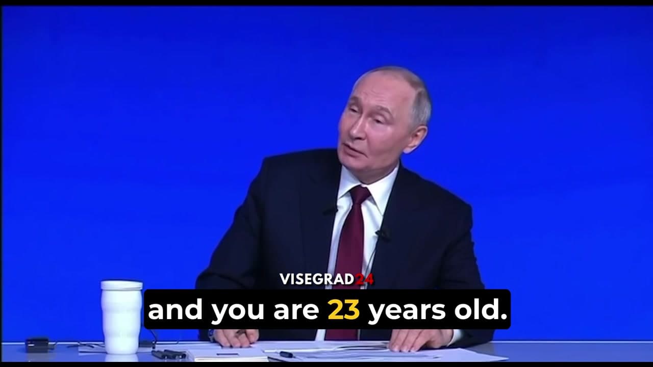 [Video] Putin endorses child marriages, citing Caucasus regions as examples