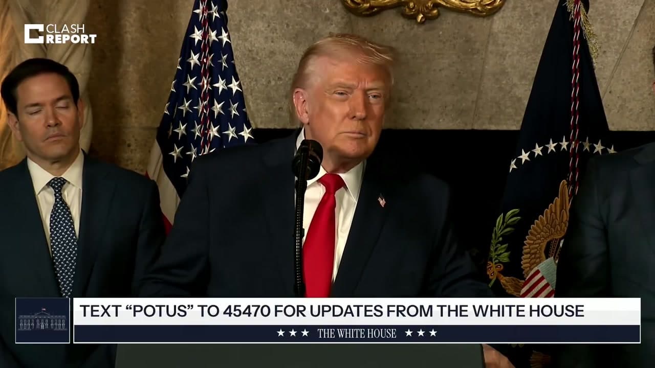 [Video] Trump: Land strikes not just in Venezuela, but anywhere drugs are pouring in