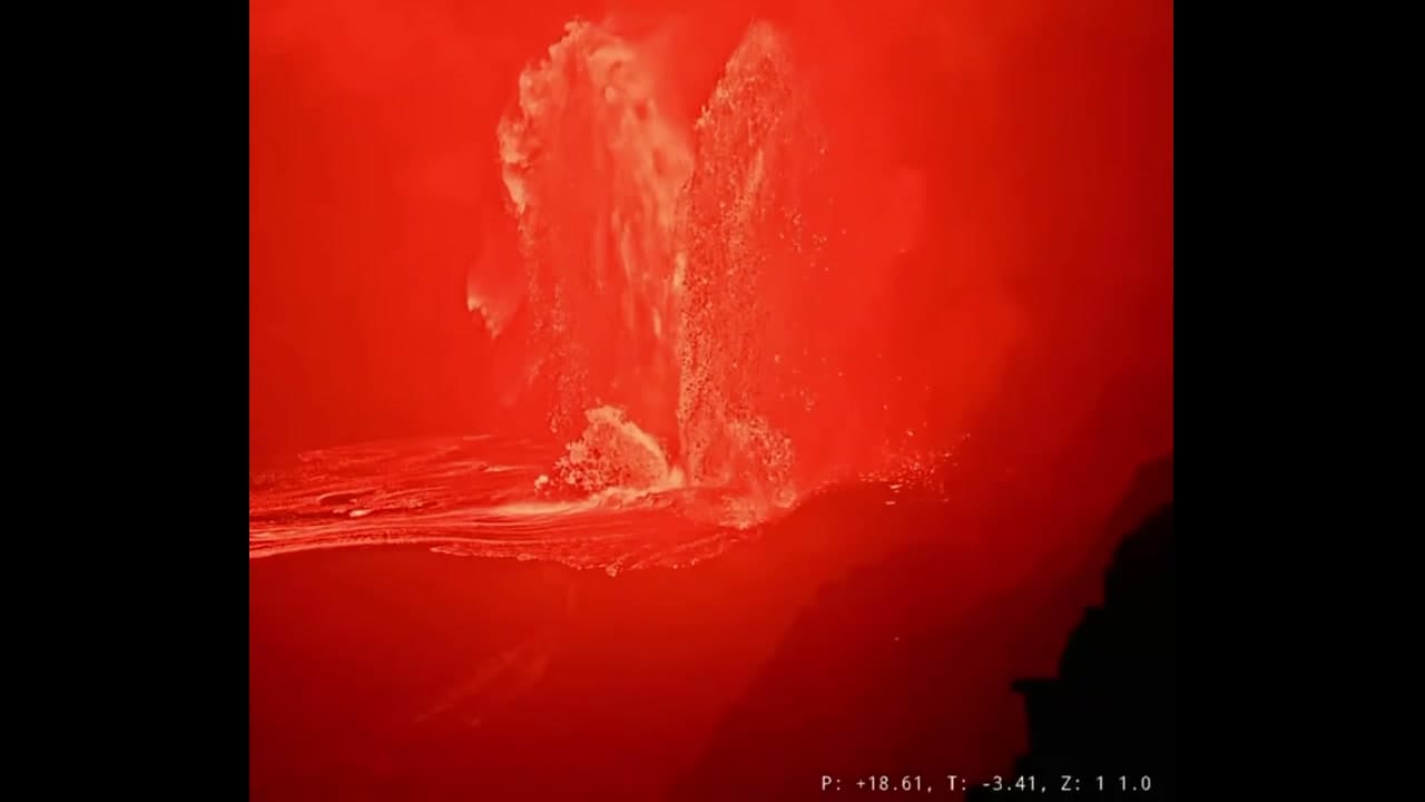 [Video] Hawaii's Kilauea volcano erupts, fountains reach 70 ft, USGS reports