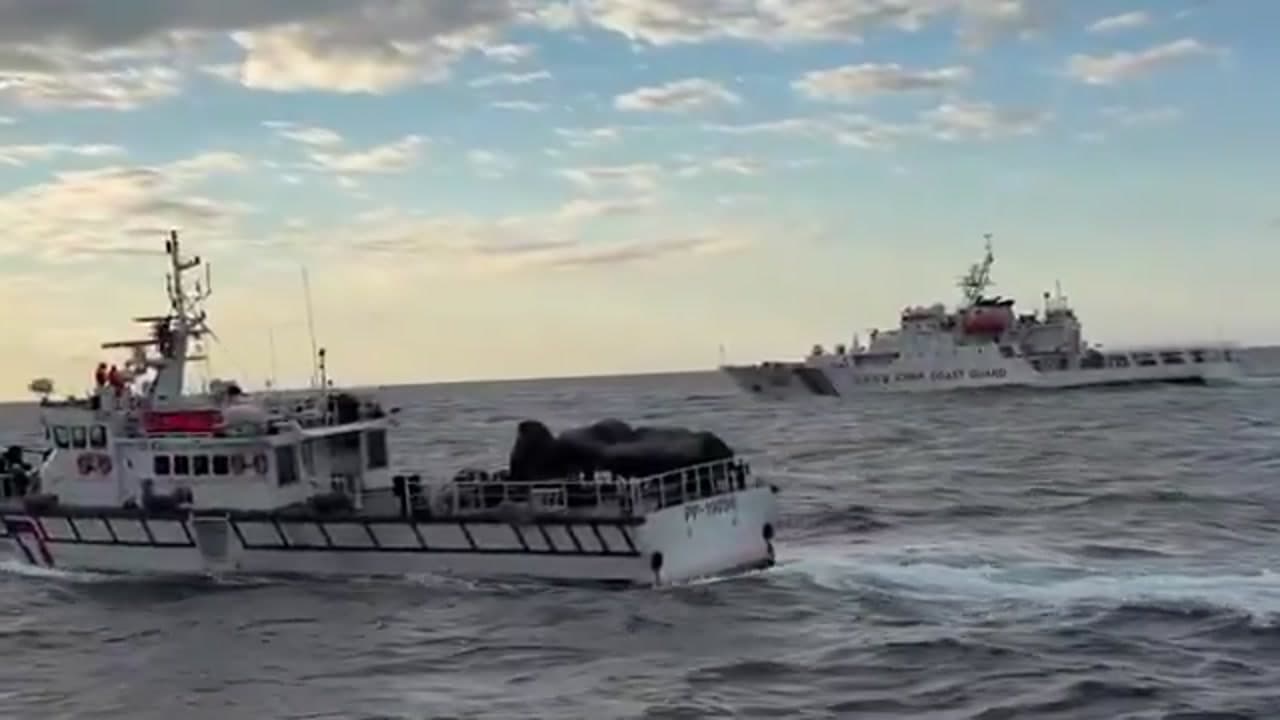 [Video] Taiwan Coast Guard intercepts Chinese vessel during 'Justice Mission 2025' exercises