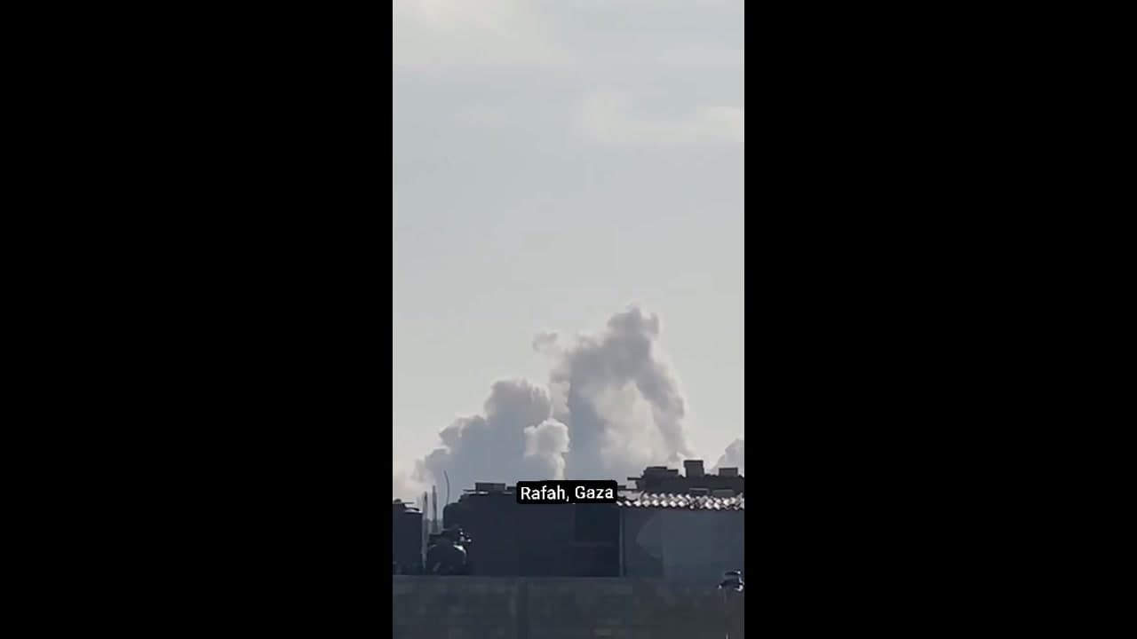 [Video] Israeli army conducts demolition operations in Rafah, south Gaza