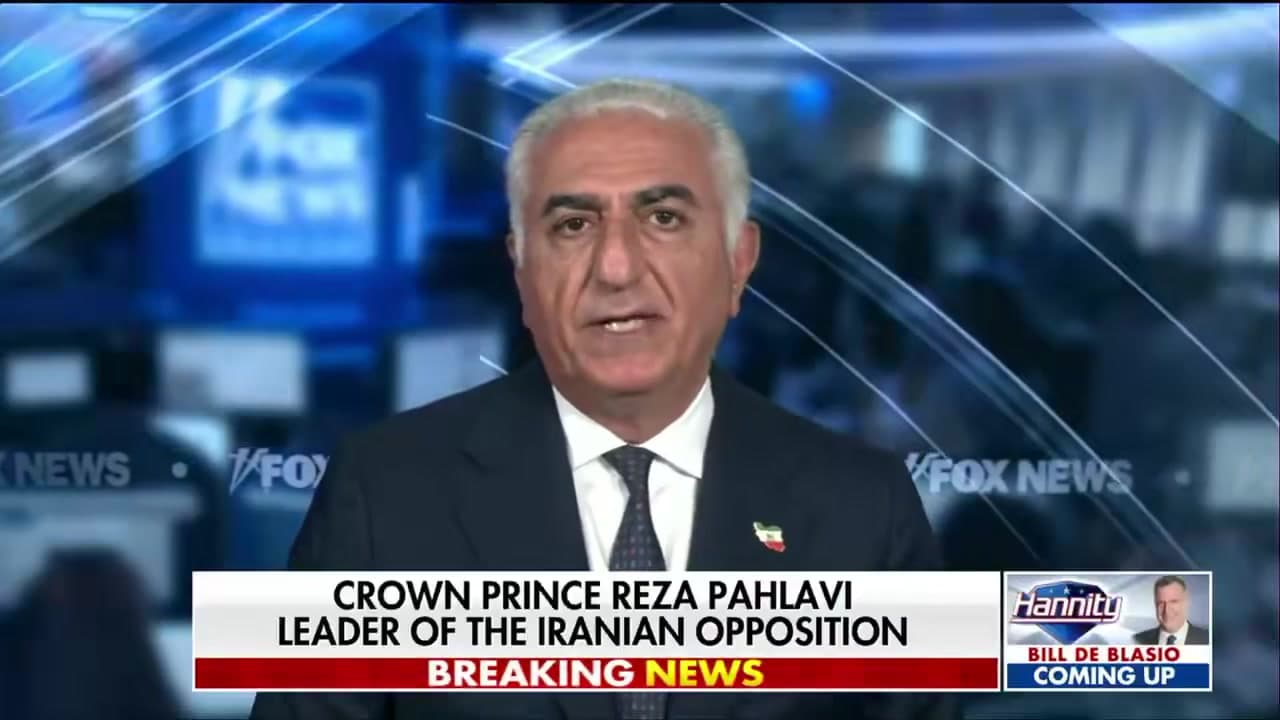 [Video] Iranian Crown Prince Reza Pahlavi says historic moment for regime change