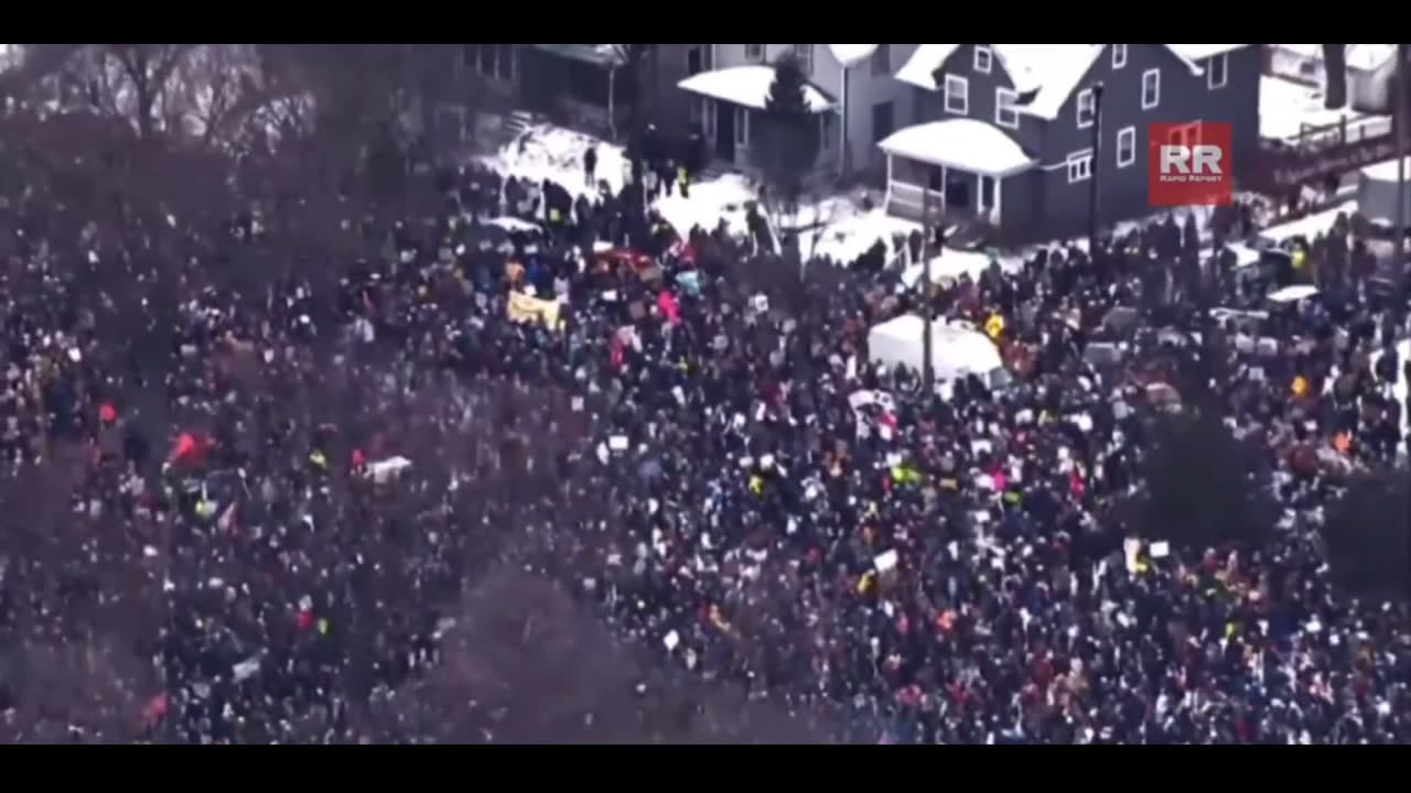 [Video] Massive anti-ICE crowd gathers in Minneapolis after Renee Nicole Good's death