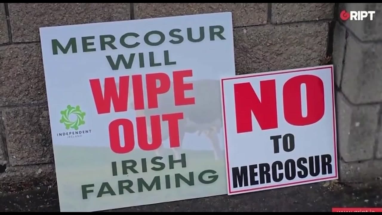 [Video] Thousands of Irish farmers protest Mercosur trade deal