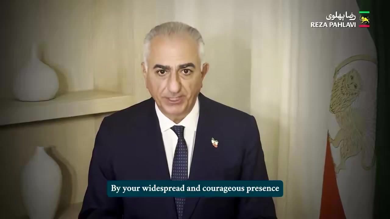 [Video] Crown prince Reza Pahlavi says Trump ready to help national revolution