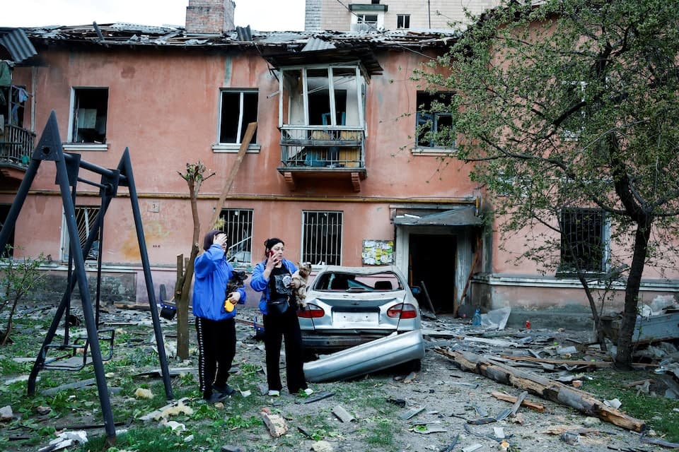 Featured image for: Russian Strike on Kyiv Kills 15, Targets EU and UK Offices Russian Strike on Kyiv Kills 15, Targets EU and UK Offices