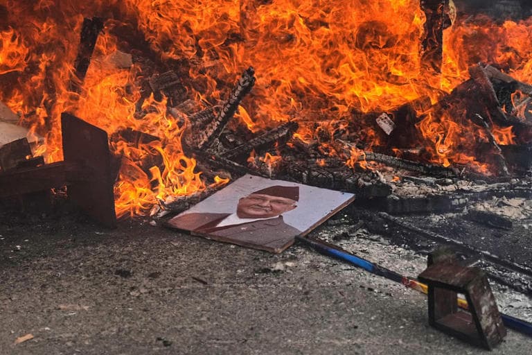 Featured image for: Nepal's Prime Minister Resigns, Protesters Burn His Home in Fury Nepal's Prime Minister Resigns, Protesters Burn His Home in Fury