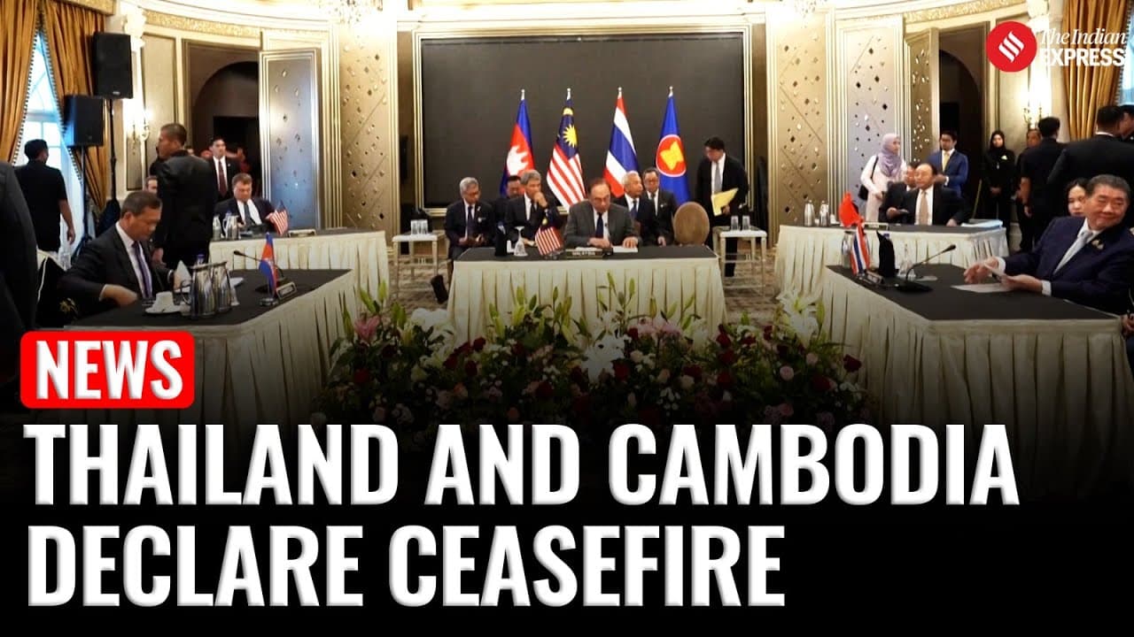 Featured image for: Thailand and Cambodia Declare Immediate Ceasefire After Deadly Border Clashes Thailand and Cambodia Declare Immediate Ceasefire After Deadly Border Clashes