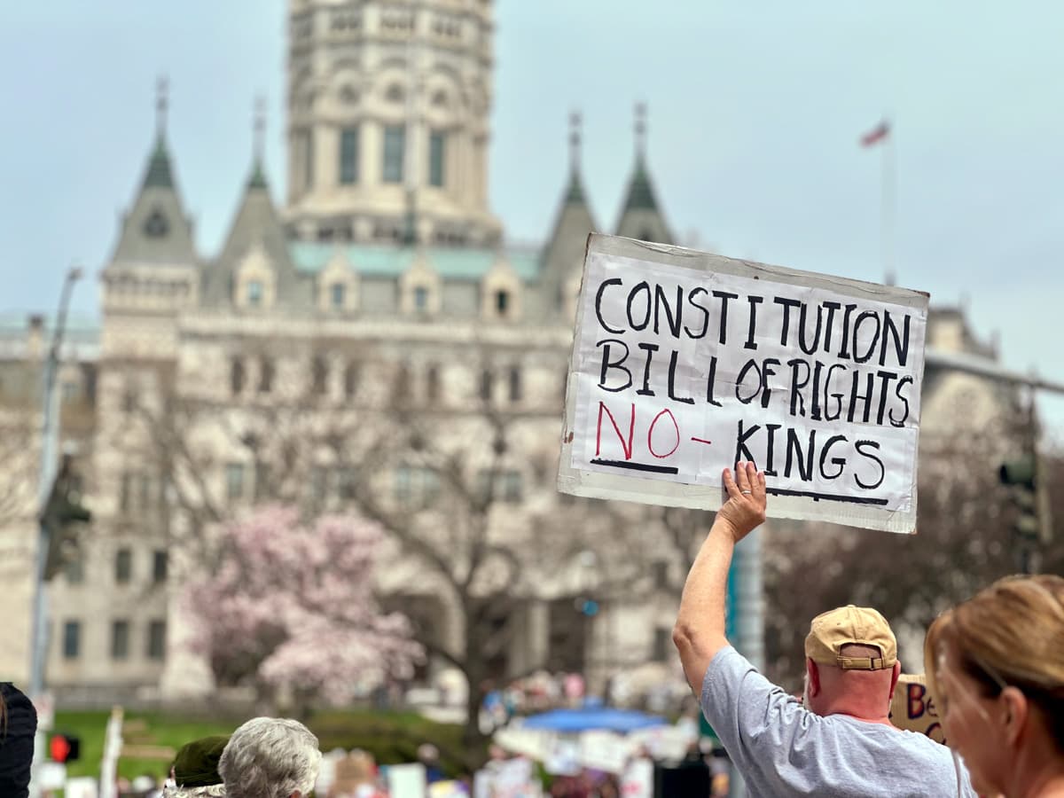 Featured image for: Average age of No Kings rally attendees was ~70, with high energy Average age of No Kings rally attendees was ~70, with high energy