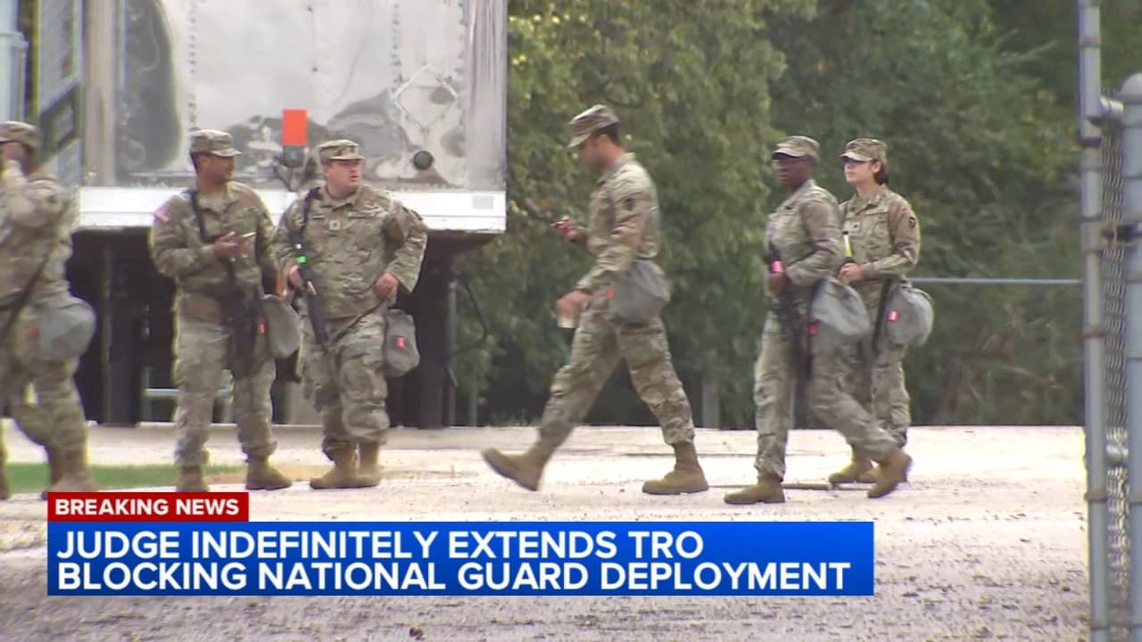 Featured image for: Judge extends block on National Guard deployment in Chicago indefinitely Judge extends block on National Guard deployment in Chicago indefinitely