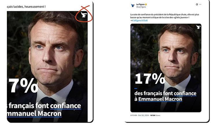 Featured image for: Emmanuel Macron's approval rating drops to historic low of 11 percent Emmanuel Macron's approval rating drops to historic low of 11 percent