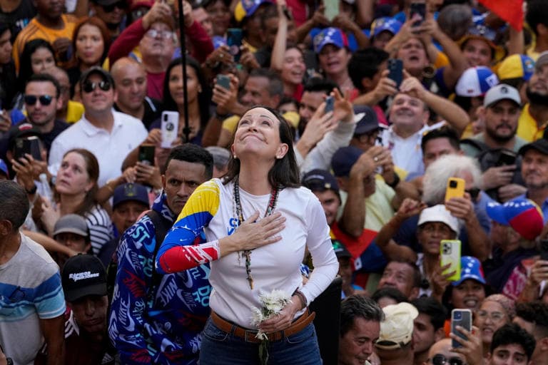 Featured image for: María Corina Machado's team urges priority on eliminating Nicolás Maduro María Corina Machado's team urges priority on eliminating Nicolás Maduro