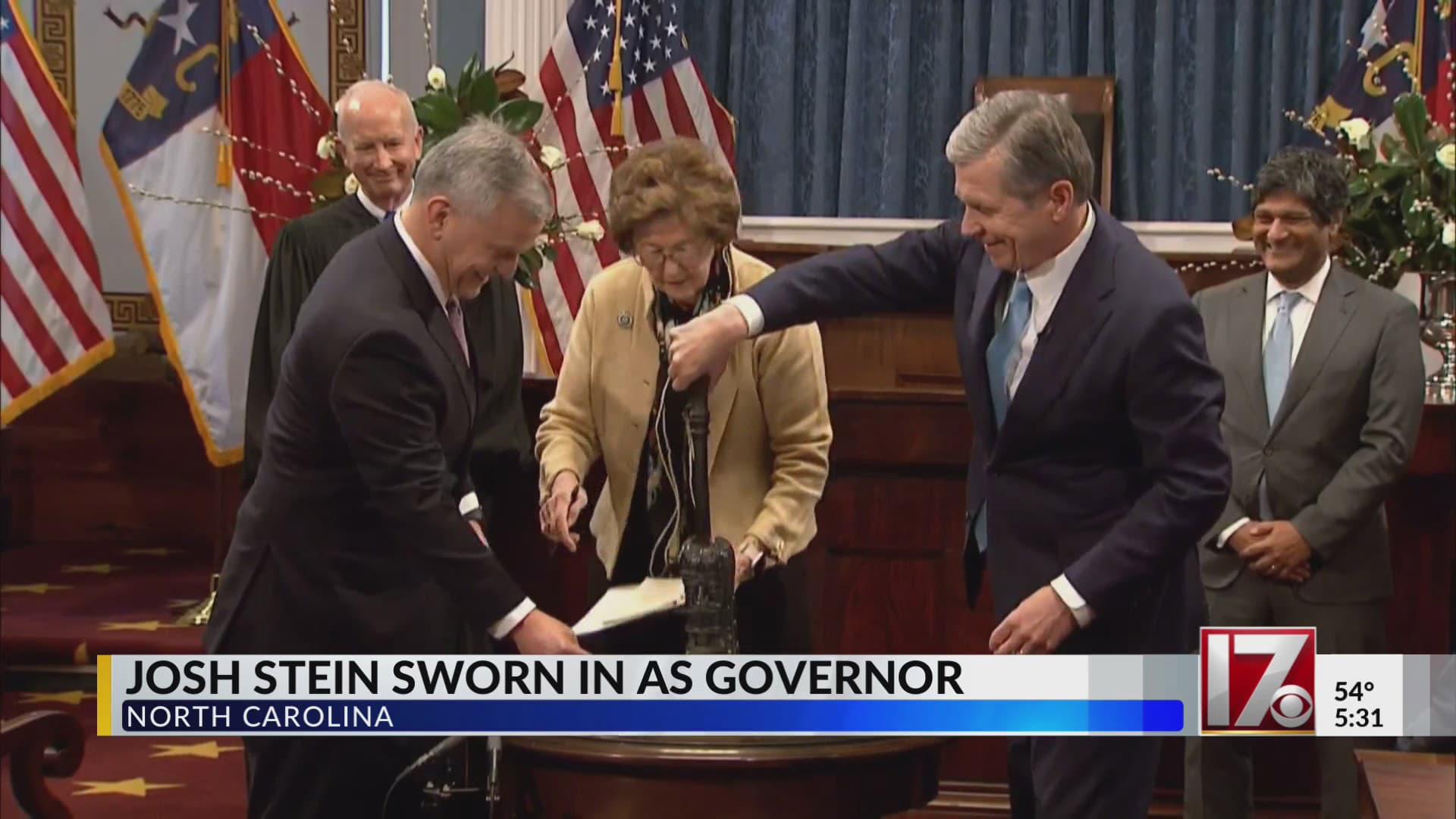 Featured image for: North Carolina Governor Josh Stein signs law eliminating cashless bail North Carolina Governor Josh Stein signs law eliminating cashless bail