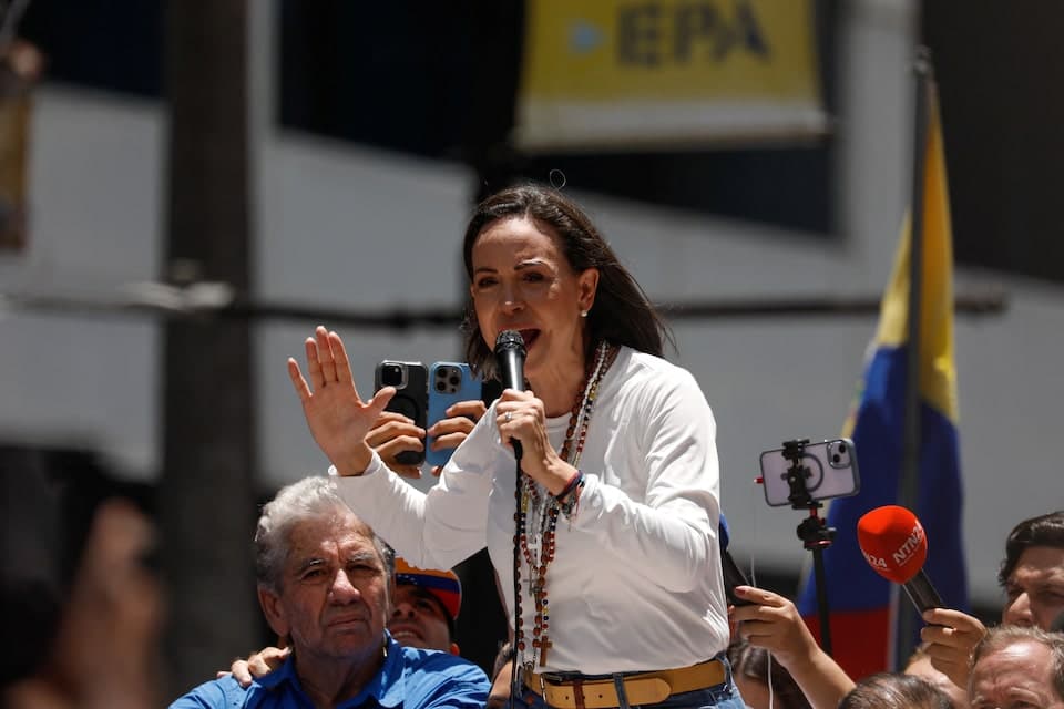 Featured image for: María Corina Machado calls for US military action to remove Maduro María Corina Machado calls for US military action to remove Maduro