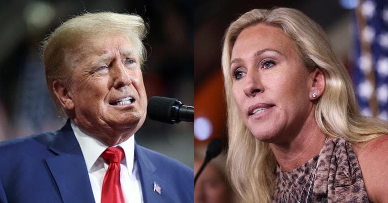 Featured image for: Rep. Marjorie Taylor Greene claims threats are linked to Trump disavowal Rep. Marjorie Taylor Greene claims threats are linked to Trump disavowal