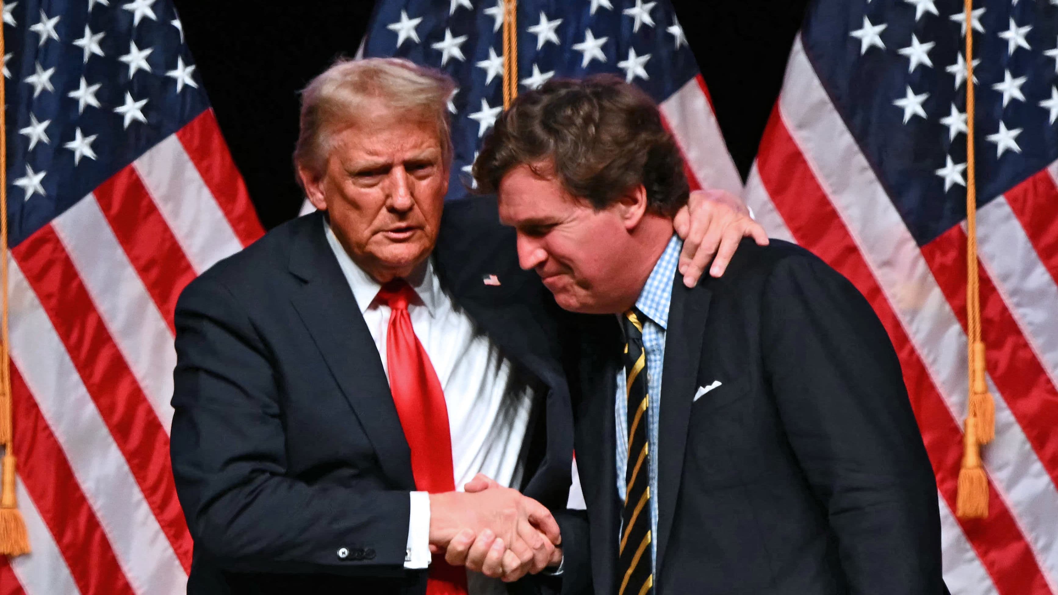 Featured image for: Trump says Tucker Carlson can interview anyone, including Nick Fuentes Trump says Tucker Carlson can interview anyone, including Nick Fuentes