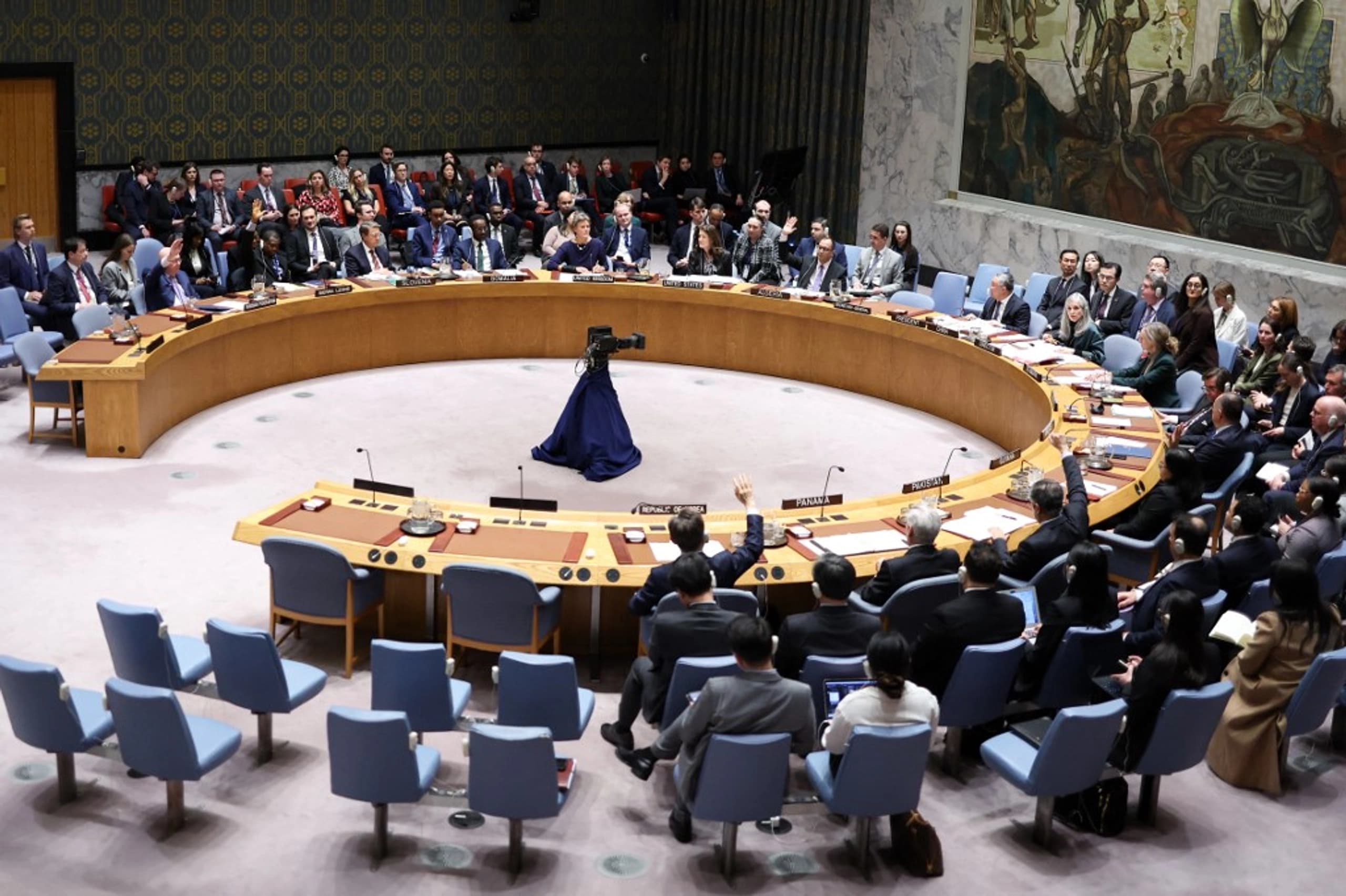 Featured image for: UN Security Council approves U.S.-backed resolution for Trump's Peace Plan UN Security Council approves U.S.-backed resolution for Trump's Peace Plan