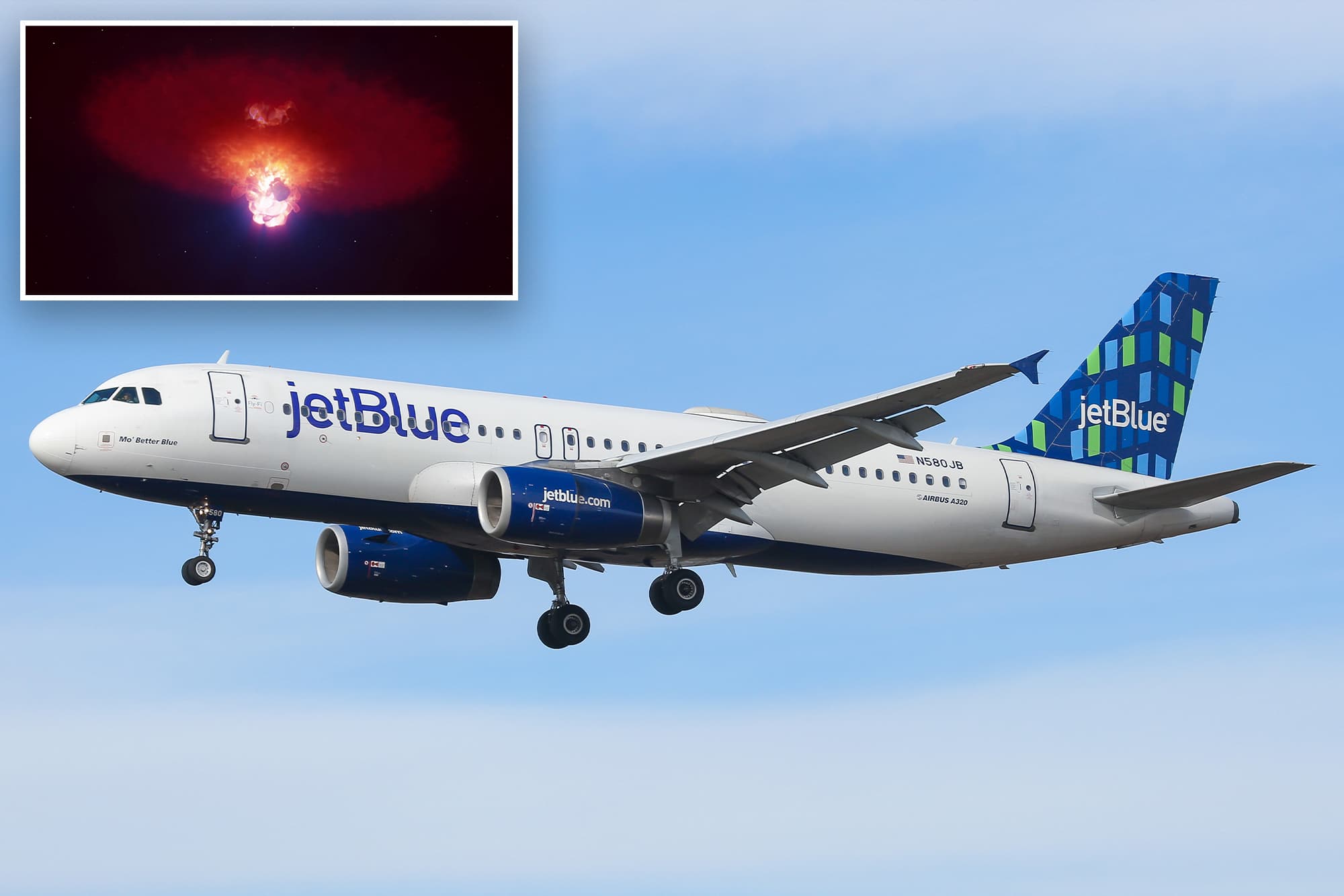 Featured image for: New Jersey-bound airplane likely hit by cosmic rays, 15 hospitalized New Jersey-bound airplane likely hit by cosmic rays, 15 hospitalized