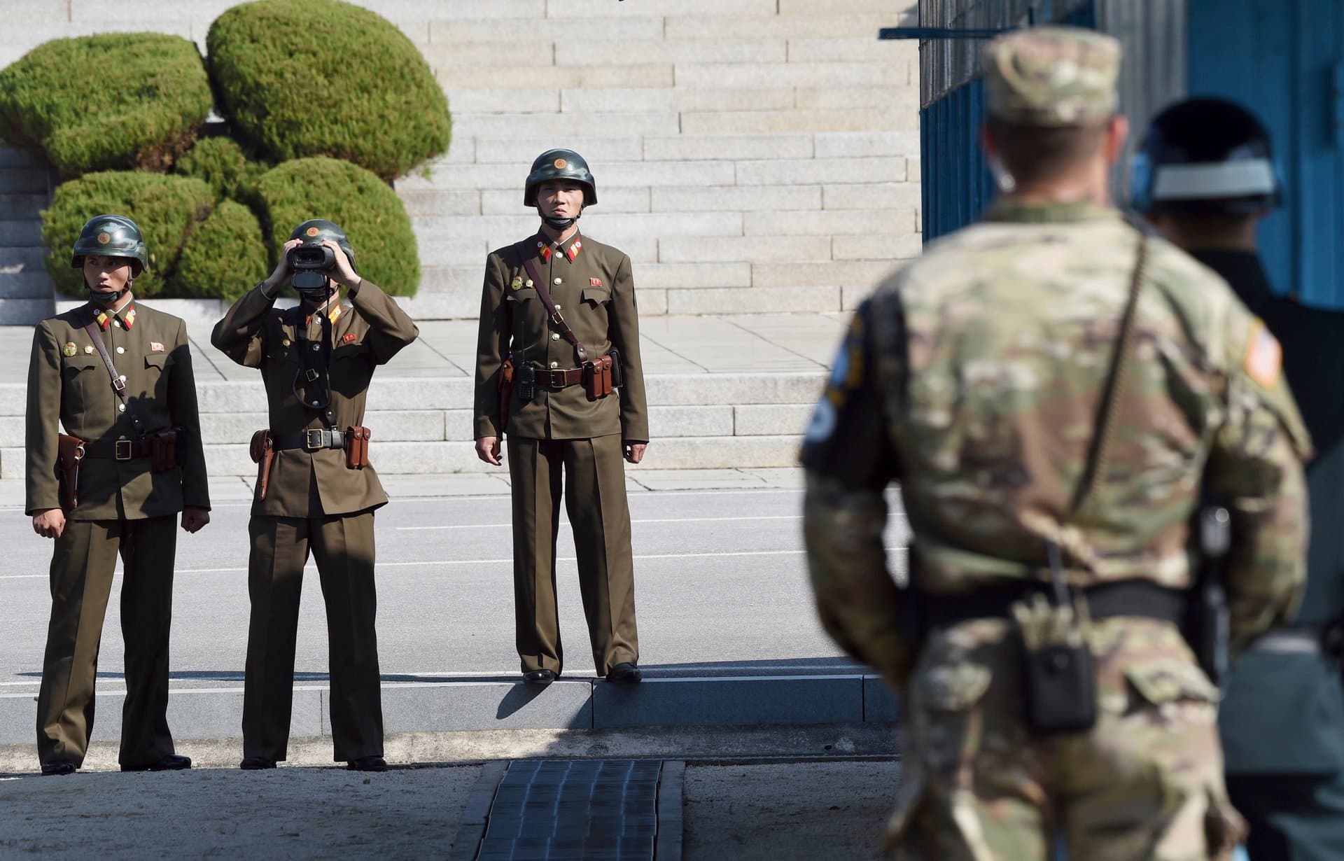 Featured image for: North Korean soldier defects to South Korea across the DMZ North Korean soldier defects to South Korea across the DMZ