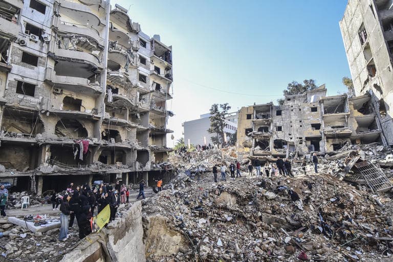 Featured image for: Israeli strike on residential apartment in Haret Hreik kills 5, injures 25 Israeli strike on residential apartment in Haret Hreik kills 5, injures 25