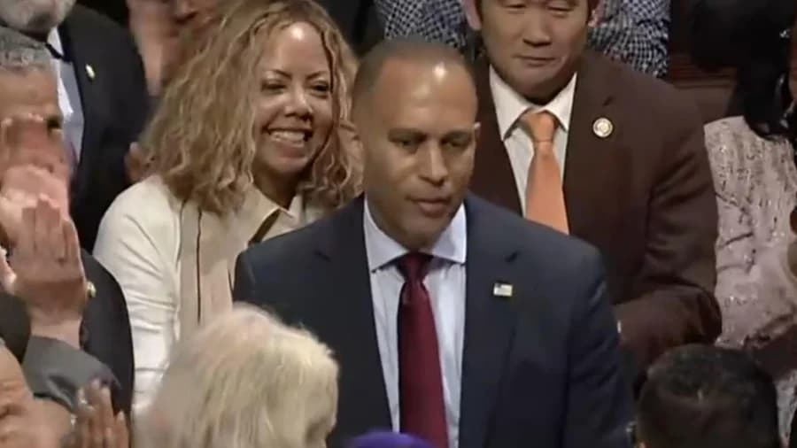 Featured image for: Hakeem Jeffries Delays Trump's Devastating Bill with 9-Hour Speech Amid Texas Flood Crisis Hakeem Jeffries Delays Trump's Devastating Bill with 9-Hour Speech Amid Texas Flood Crisis