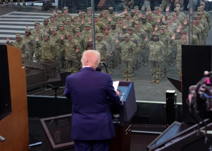 Featured image for: Trump's 79th Birthday Celebration Masks Cognitive Decline as Pentagon Chief Misleads Media Trump's 79th Birthday Celebration Masks Cognitive Decline as Pentagon Chief Misleads Media