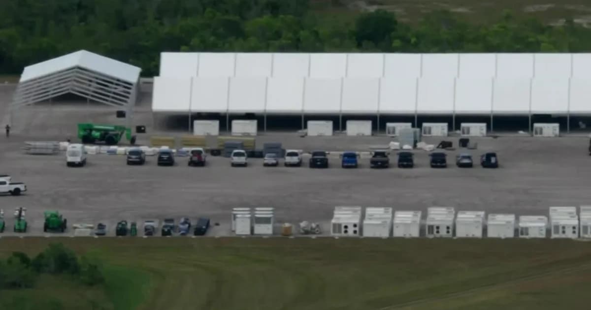 Featured image for: Trump's Alligator Alcatraz is a Torturous Prison for Immigrants Surrounded by Death Trump's Alligator Alcatraz is a Torturous Prison for Immigrants Surrounded by Death