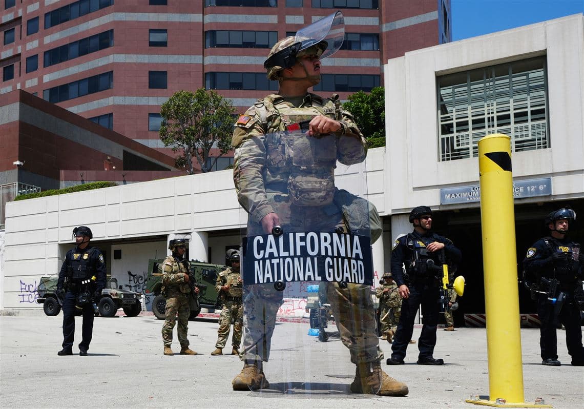 Featured image for: 90 Armed Troops Enter LA to Enforce Immigration Raids and Escalate Fear 90 Armed Troops Enter LA to Enforce Immigration Raids and Escalate Fear