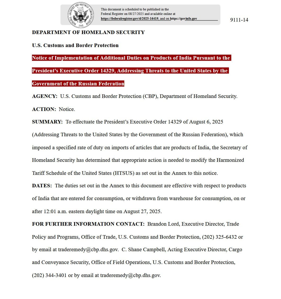 Featured image for: Trump Admin Proposes 50% Tariff on India Over Russian Oil Trade Trump Admin Proposes 50% Tariff on India Over Russian Oil Trade