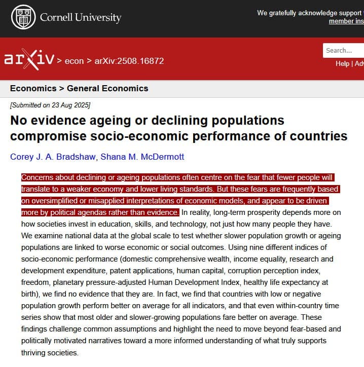 Featured image for: Study Confirms Aging Populations Boost Wealth and Life Expectancy Study Confirms Aging Populations Boost Wealth and Life Expectancy