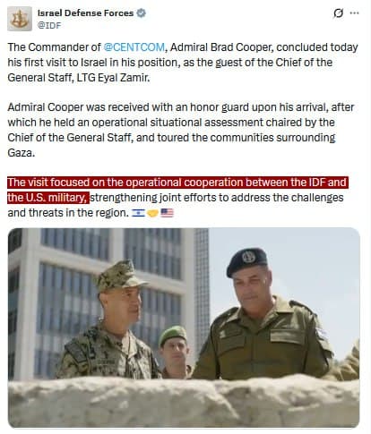 Featured image for: U.S. Central Command Chief Visits Israel to Enhance Military Ties U.S. Central Command Chief Visits Israel to Enhance Military Ties