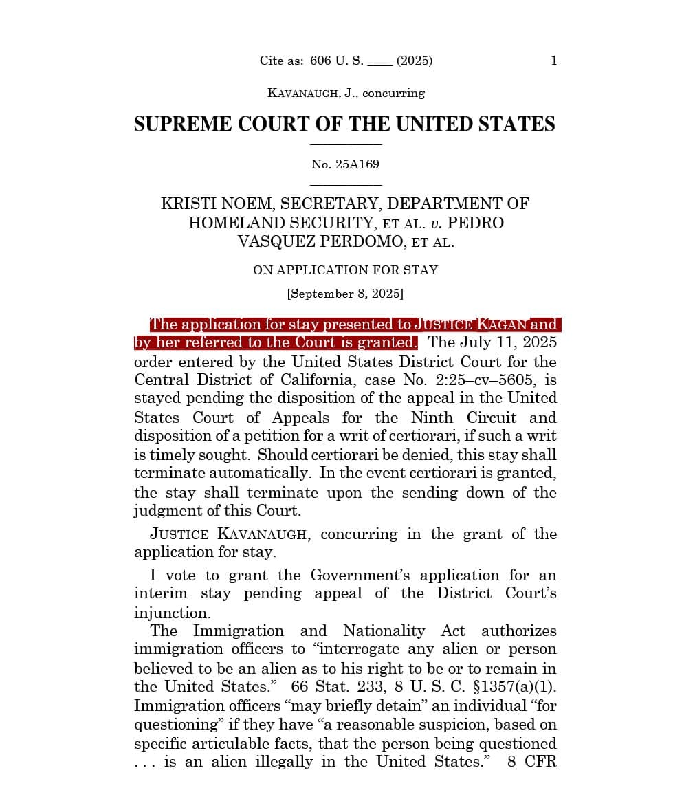 Featured image for: Supreme Court Allows ICE to Resume Major Raids in L.A. Supreme Court Allows ICE to Resume Major Raids in L.A.