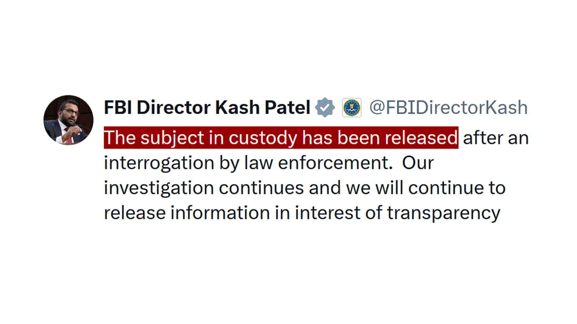 Featured image for: FBI Releases Second Suspect in Charlie Kirk Assassination Case FBI Releases Second Suspect in Charlie Kirk Assassination Case