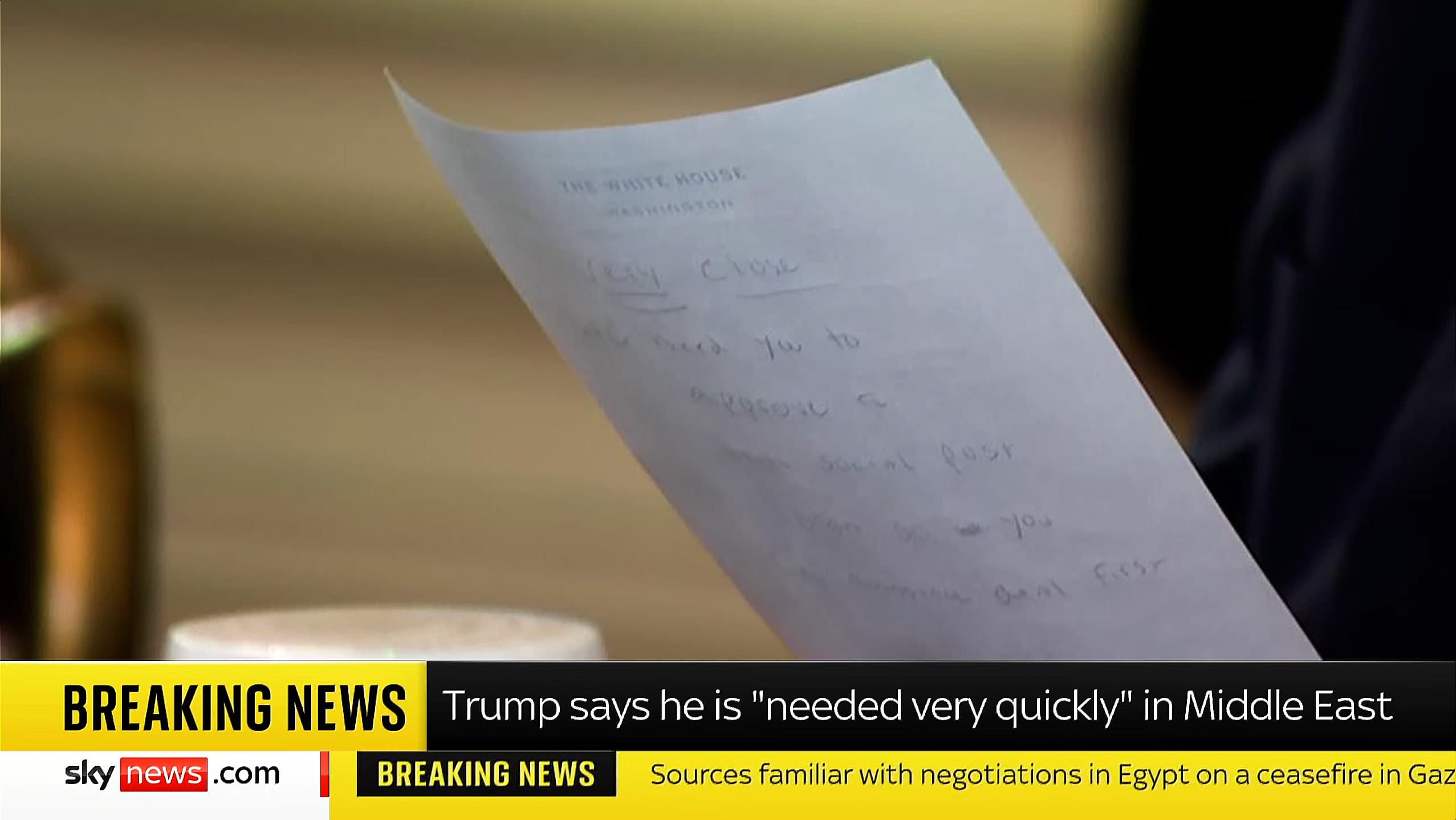 Featured image for: Rubio hands letter to Trump on Gaza-Israel deal during presser Rubio hands letter to Trump on Gaza-Israel deal during presser