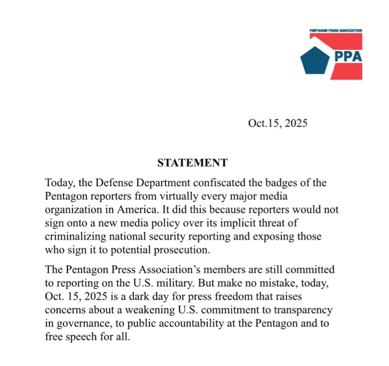 Featured image for: Trump's Pentagon confiscates press passes from major media organizations Trump's Pentagon confiscates press passes from major media organizations