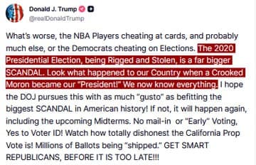 Featured image for: Trump claims 'we now know everything' about rigged 2020 election Trump claims 'we now know everything' about rigged 2020 election