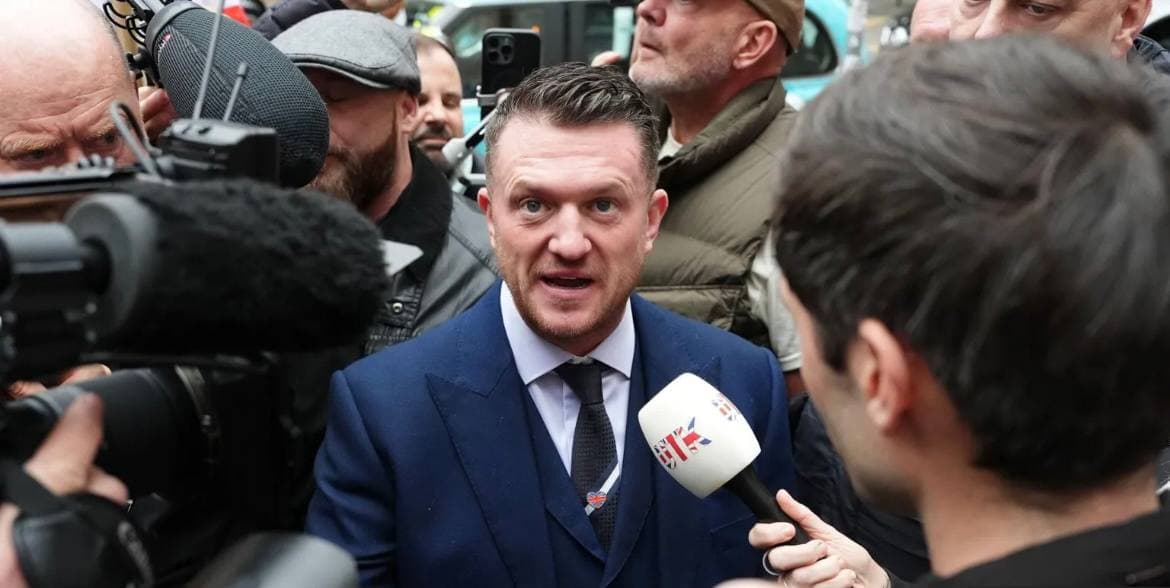 Featured image for: Tommy Robinson found not guilty of terror offence for not giving police phone access Tommy Robinson found not guilty of terror offence for not giving police phone access