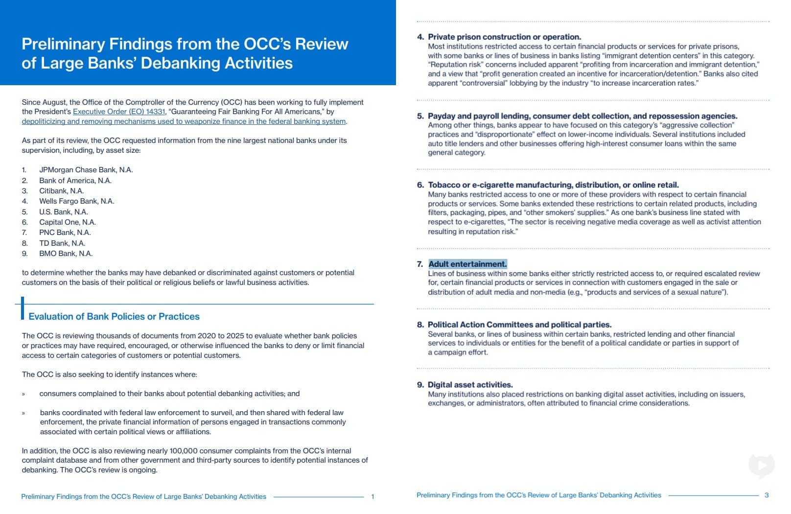 Featured image for: Trump admin's report finds discrimination against porn companies Trump admin's report finds discrimination against porn companies