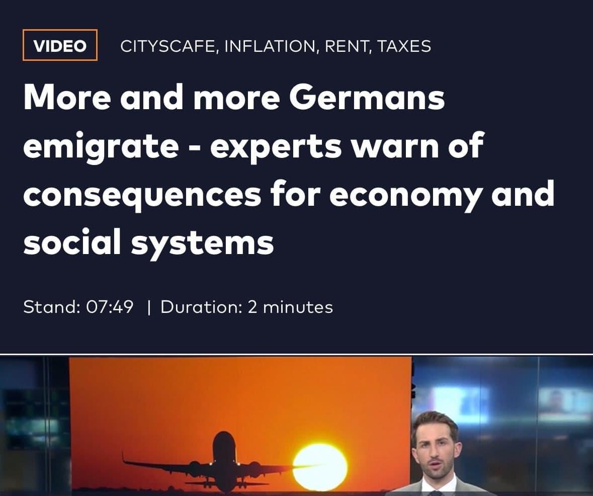 Featured image for: Skilled Germans leaving country as non-skilled migrants increase in Germany Skilled Germans leaving country as non-skilled migrants increase in Germany