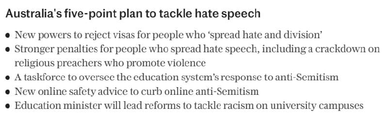 Featured image for: Australia to strengthen hate speech laws after Bondi attack Australia to strengthen hate speech laws after Bondi attack