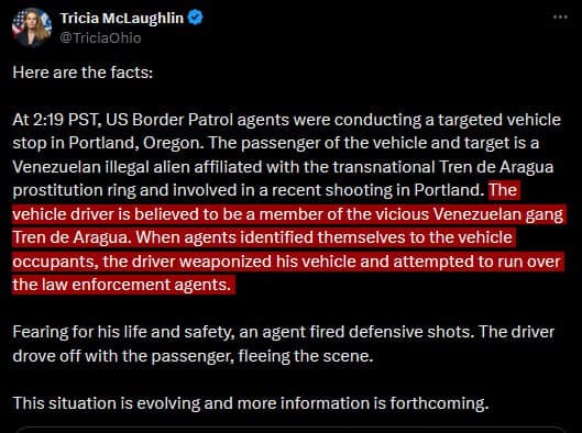 One shooting victim in Oregon linked to Venezuelan gang Tren de Aragua
