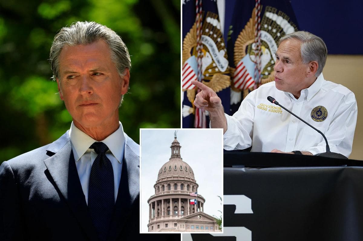 Featured image for: Texas Democrats Flee State Amid GOP's Controversial Redistricting Push, Newsom Backs Fight Texas Democrats Flee State Amid GOP's Controversial Redistricting Push, Newsom Backs Fight