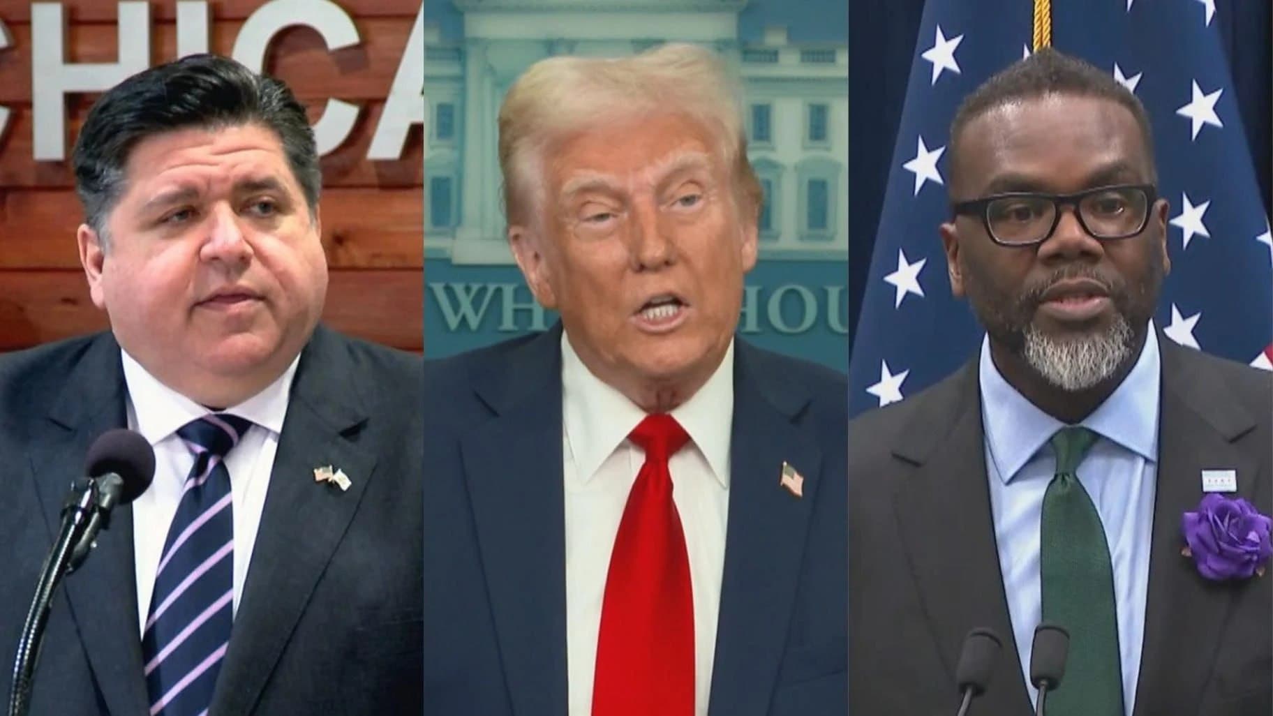 Featured image for: Amid Crime Decline, Pritzker Slams Trump's Threat to Deploy Guards Amid Crime Decline, Pritzker Slams Trump's Threat to Deploy Guards